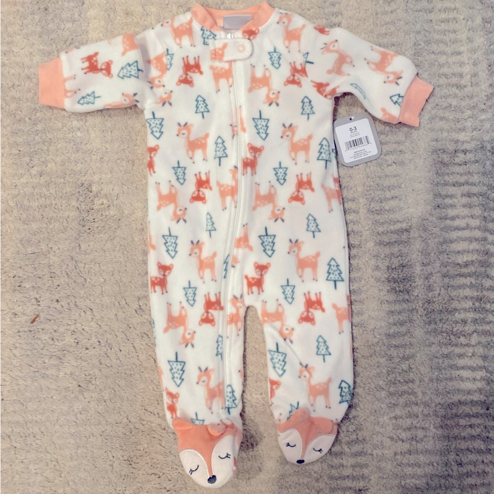 Rene Rofe Baby Fleece Footed Sleeper